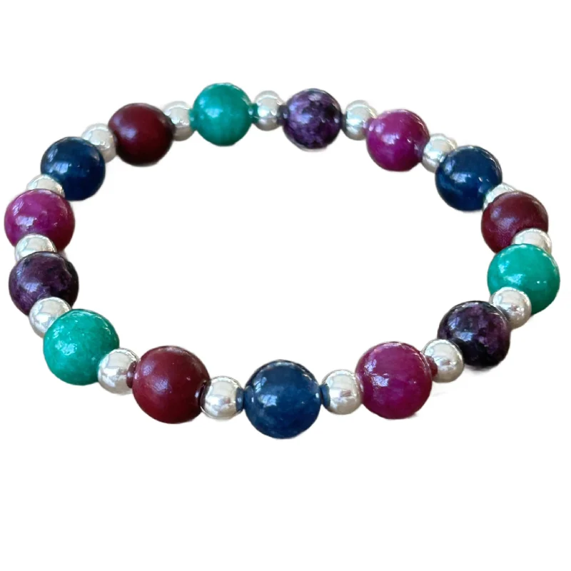 women’s pearl bangle bracelets-Dark Summer Ainsley Bracelet