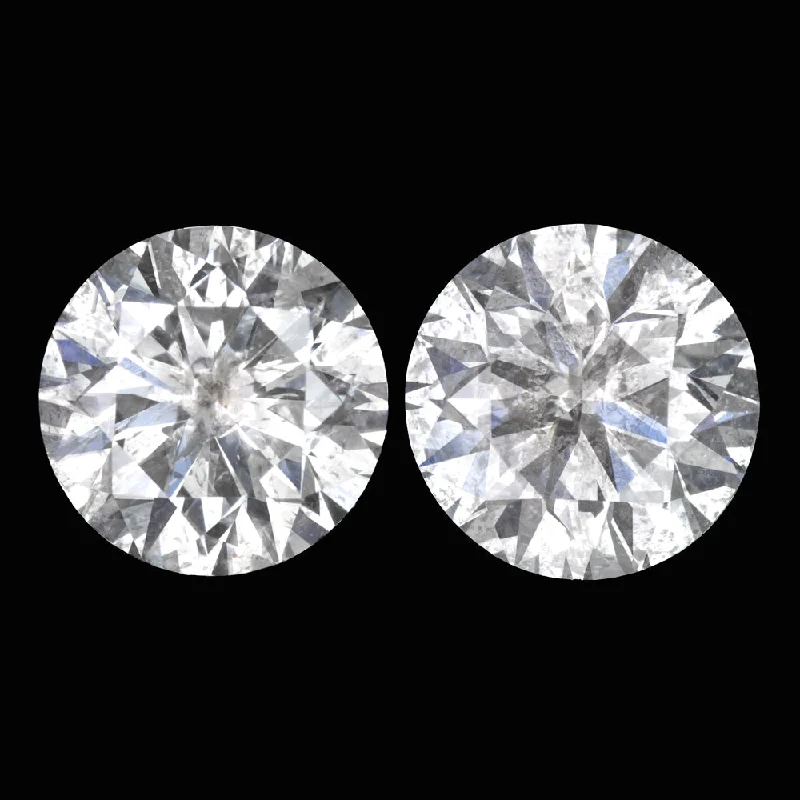 women’s vintage earrings-1ct DIAMOND STUD EARRINGS E-F COLOR VERY GOOD CUT NATURAL PAIR ROUND BRILLIANT