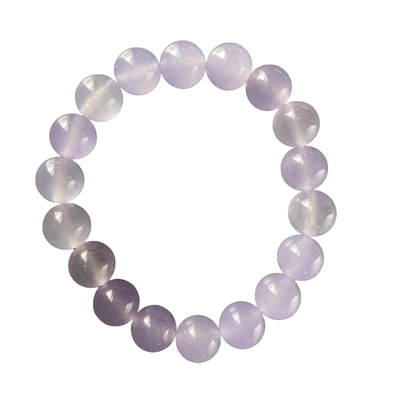 women’s fitness bracelets-Violet Jade 10mm Bracelet