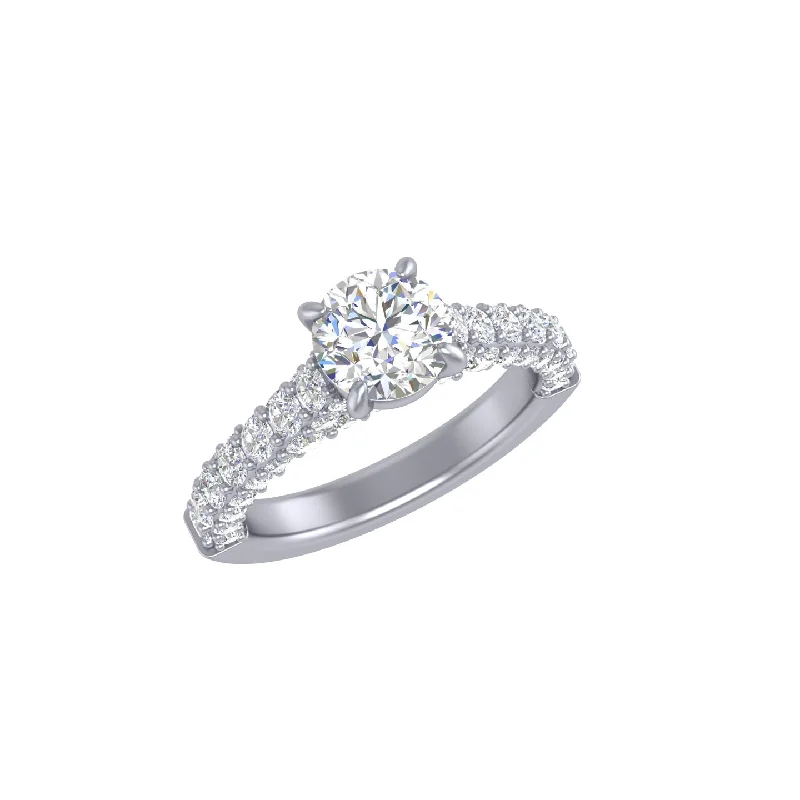 women’s halo engagement rings-Kinäe