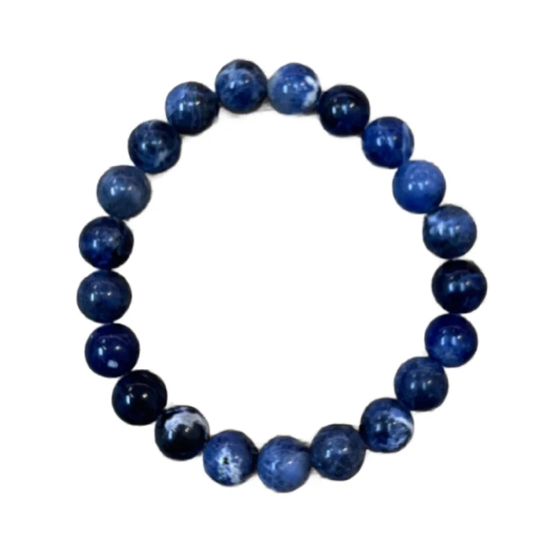 women’s handmade bracelets-Dark Sodalite 8mm Bracelet