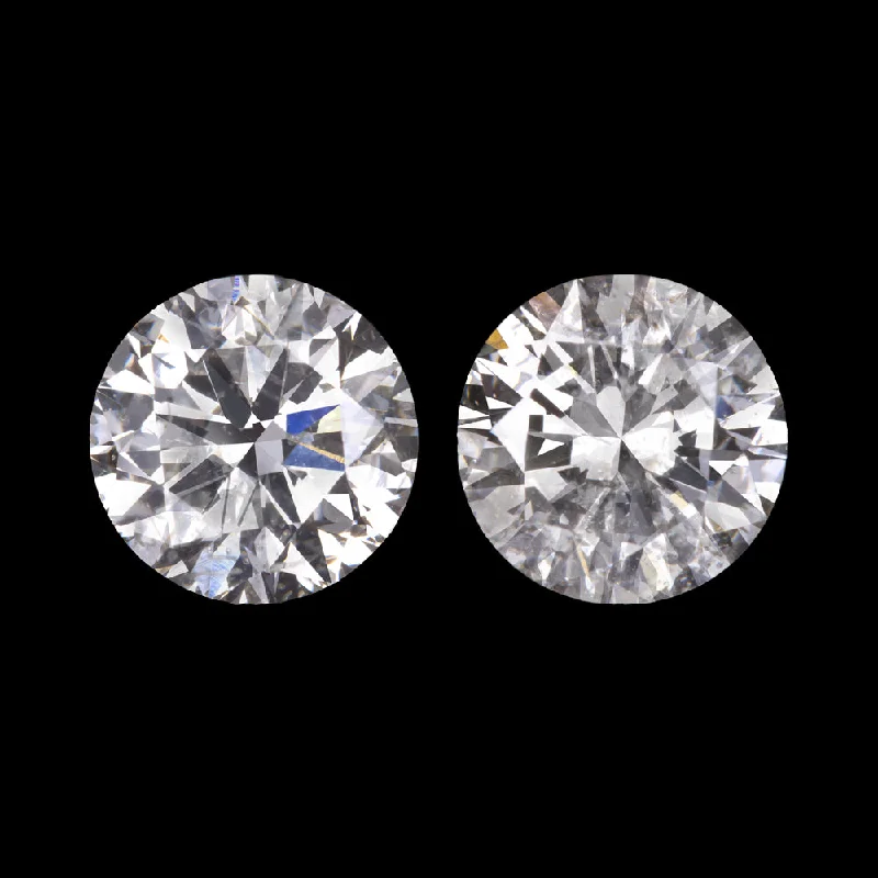 women’s diamond stud earrings-1.35ct ROUND BRILLIANT CUT NATURAL DIAMOND STUD EARRINGS MATCHING PAIR CLASSIC