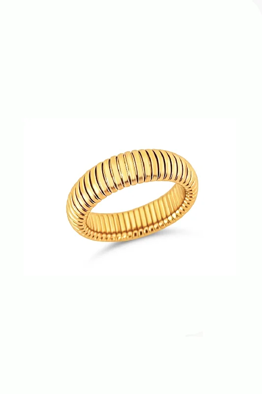 women’s double band rings-Sadie Coil Ring