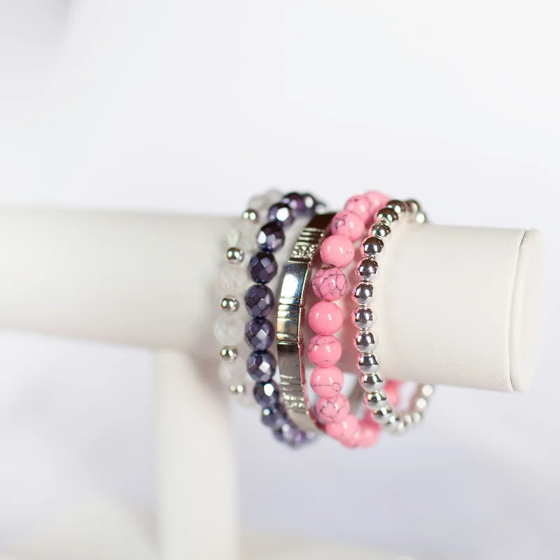 women’s premium bracelets-Candy Store Bracelet Stack