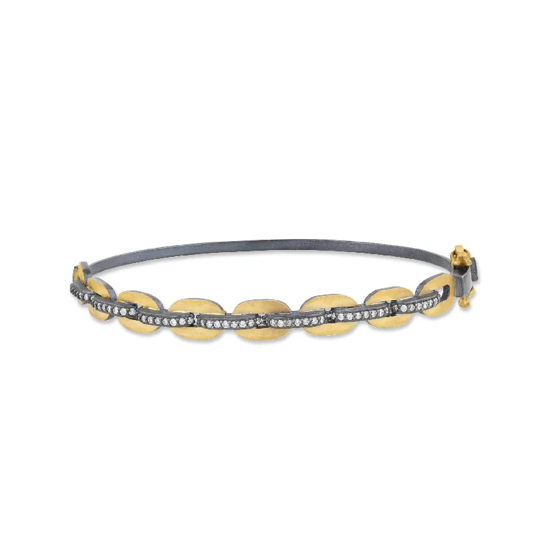 women’s vintage bracelets-Lika Behar Diamond "Chill Link" Bangle