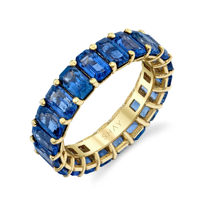 Yellow Gold/Blue Sapphire