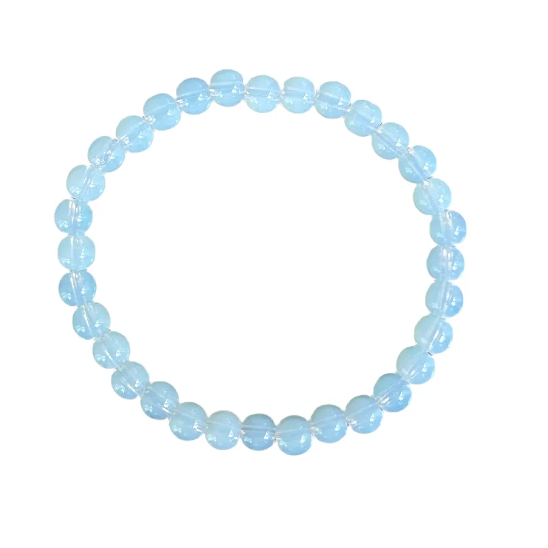 women’s gold bracelets-Opalite Quartz 6mm Bracelet