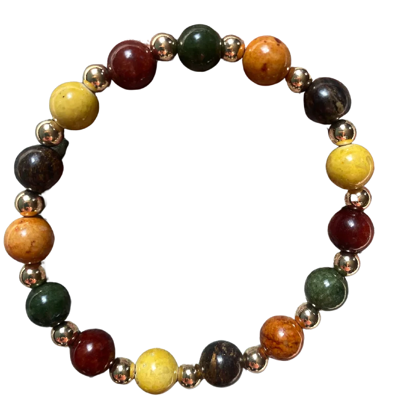 women’s chunky bracelets-Autumn Leaf Ainsley Bracelet