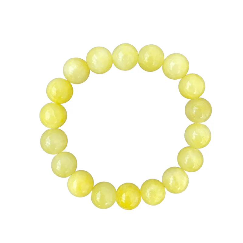 women’s oval bangles-Primrose Jade 10mm Bracelet