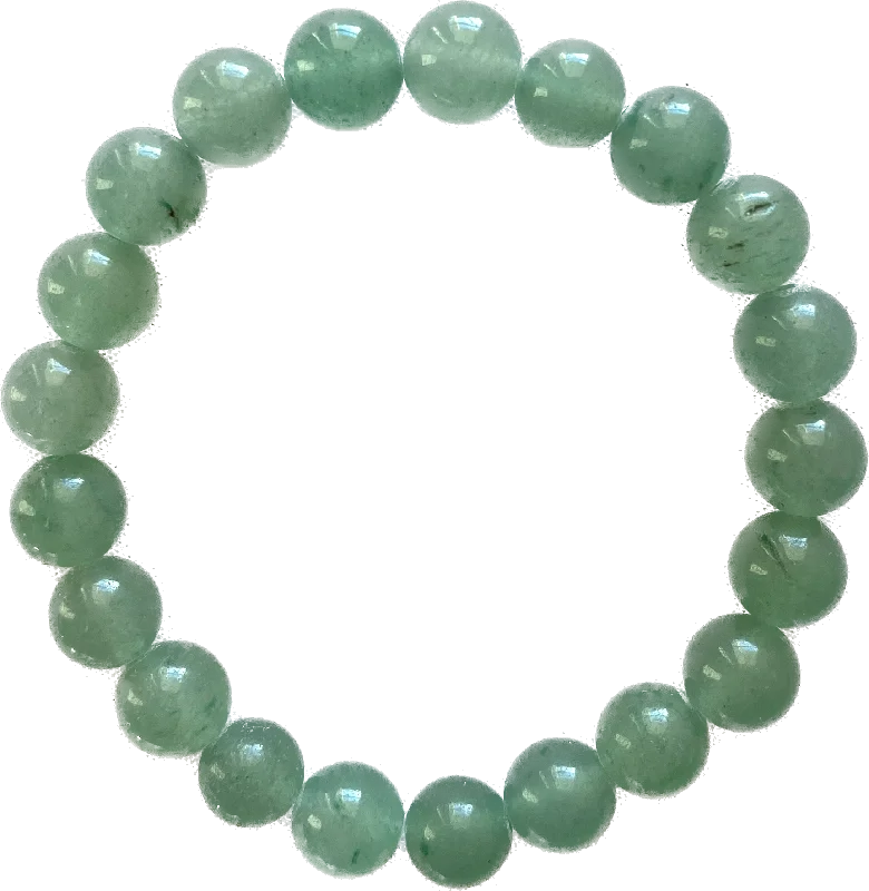 women’s chic bracelets-Pastel Jade Aventurine 8mm Bracelet