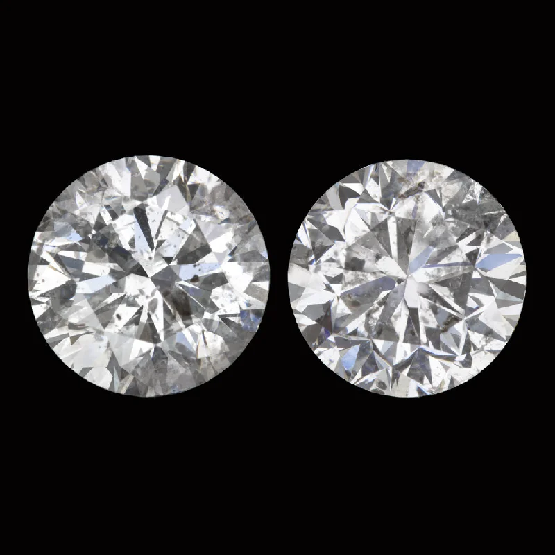 women’s gemstone stud earrings-1.04ct DIAMOND STUD EARRINGS VERY GOOD CUT PAIR ROUND BRILLIANT NATURAL 1 CARAT