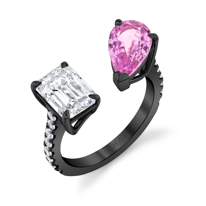 Black Gold/Pink Sapphire