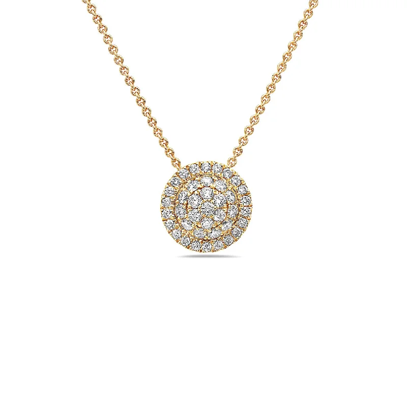 women’s statement gold necklaces-Diamond Station Necklace