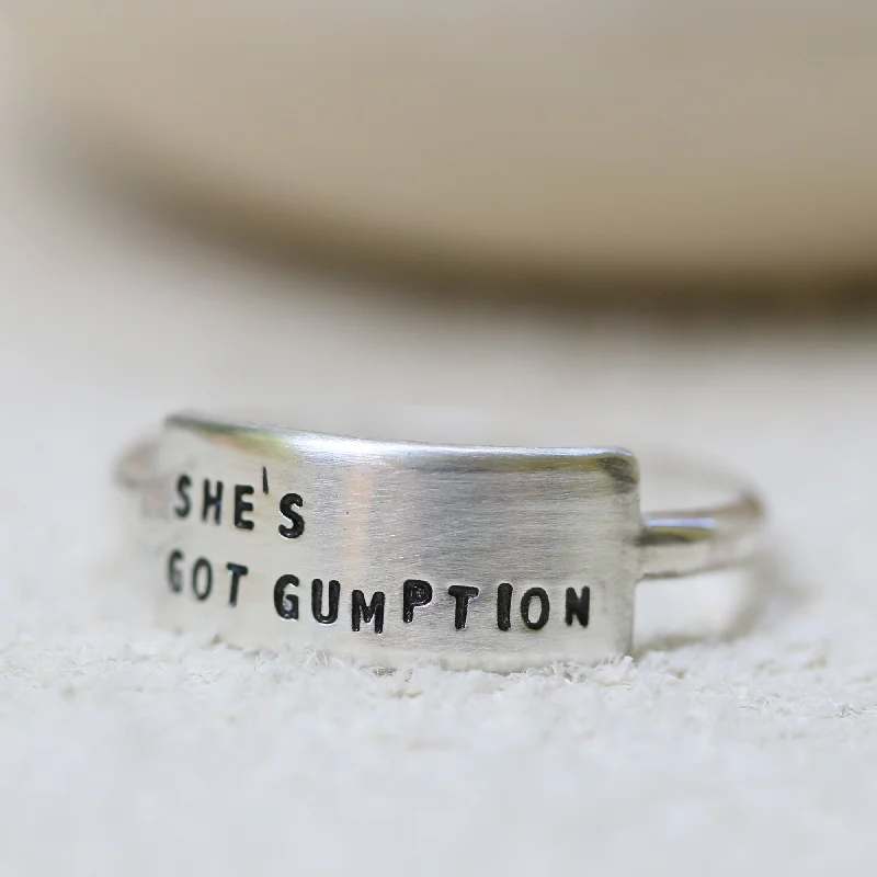 women’s classic rings-SHE'S GOT GUMPTION | CHERISHED RING