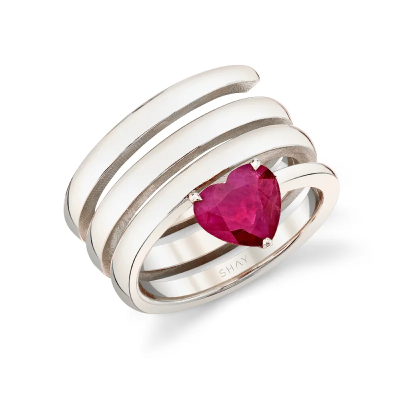 White Gold/Ruby