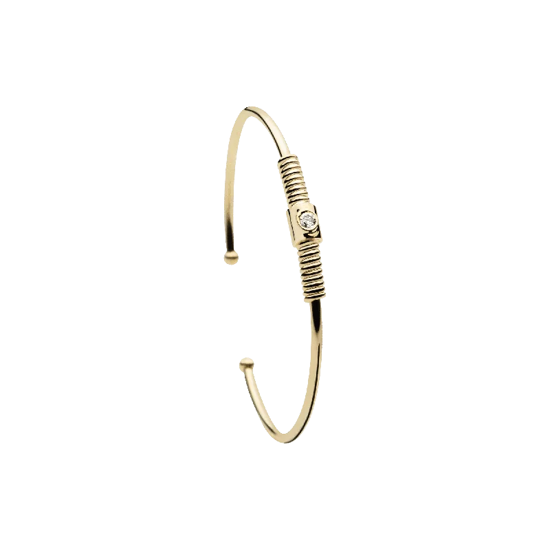 women’s gemstone bracelets-Bullet Bracelet Gold