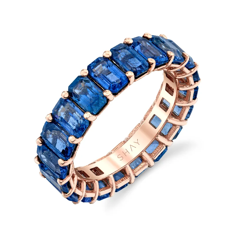 Rose Gold/Blue Sapphire