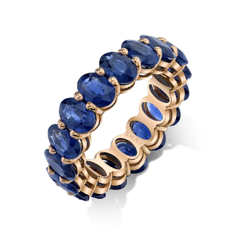 Rose Gold/Blue Sapphire