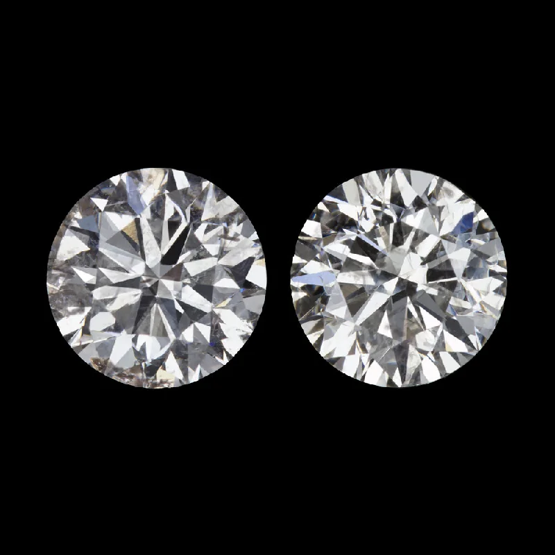 women’s sapphire earrings-1.41ct VERY GOOD CUT NATURAL DIAMOND STUD EARRINGS ROUND BRILLIANT PAIR 1.5ct