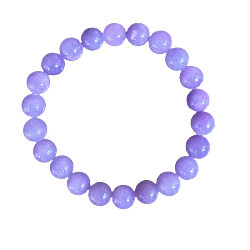 women’s diamond bracelets-Lavender Jade 8mm Bracelet