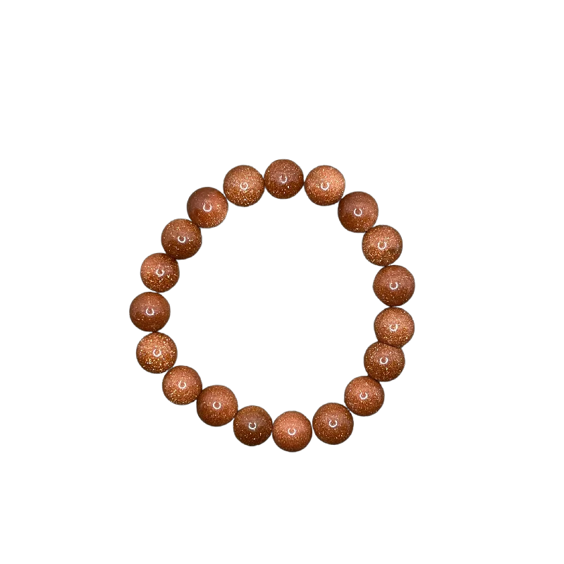 women’s luxury bracelets-Goldstone 10mm Bracelet