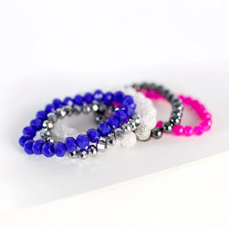 women’s fine bangles-Royal Winter Bracelet Stack