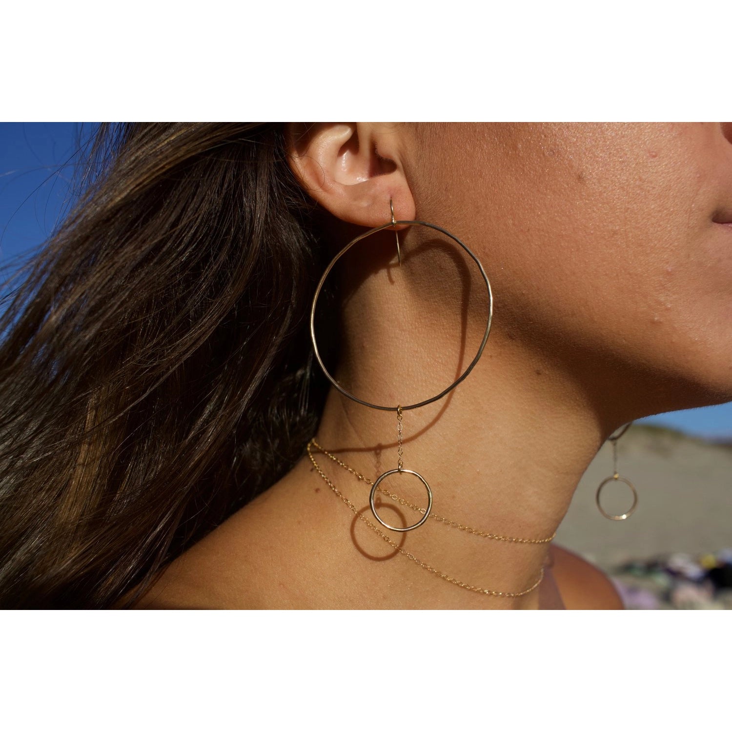 women’s large rings-Fairy Ring Hoops