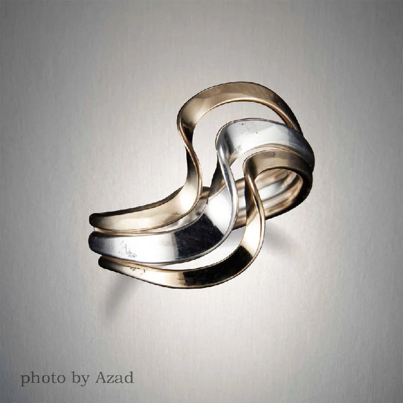 women’s designer wedding rings-R40 - King Tides Ring