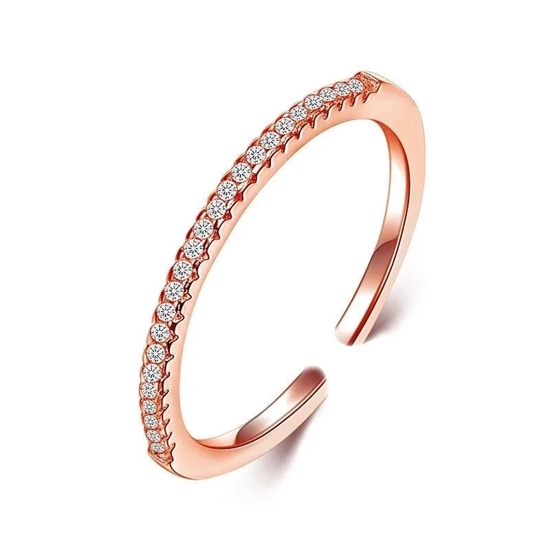 Single Row Ring (Rose Gold)