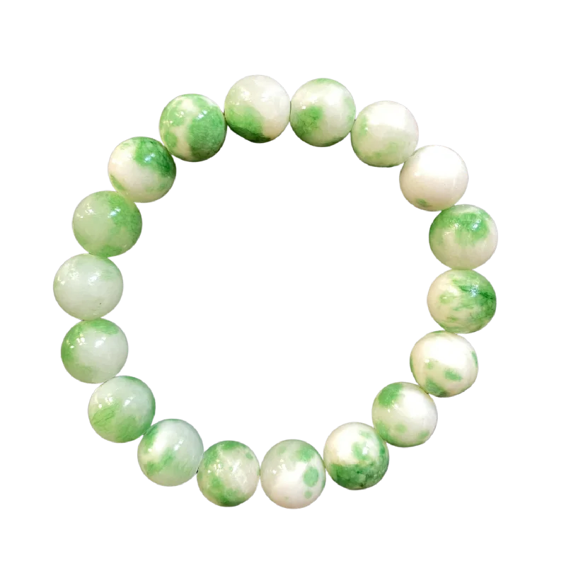 women’s delicate bangles-Mojito Jade 10mm Bracelet