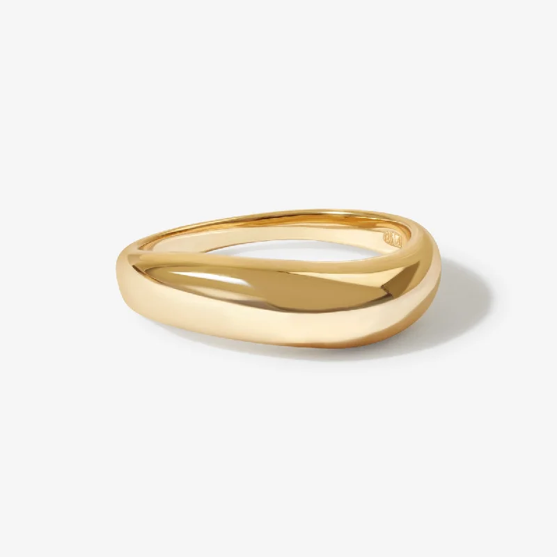 women’s bridal rings-Helios organic ring