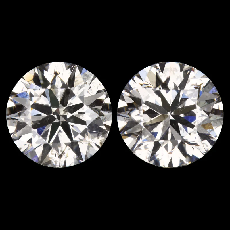 women’s elegant drop earrings-1 CARAT NATURAL DIAMOND STUD EARRINGS VERY GOOD ROUND BRILLIANT CUT PAIR 1ct