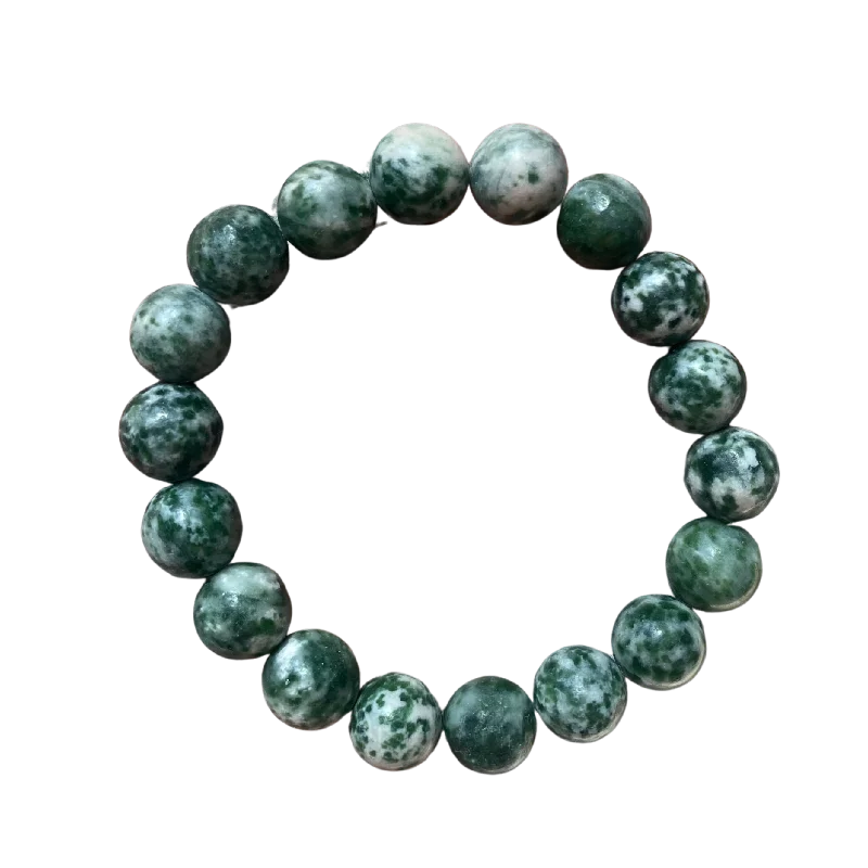 women’s minimalist bracelets-Tree Agate 10mm Bracelet