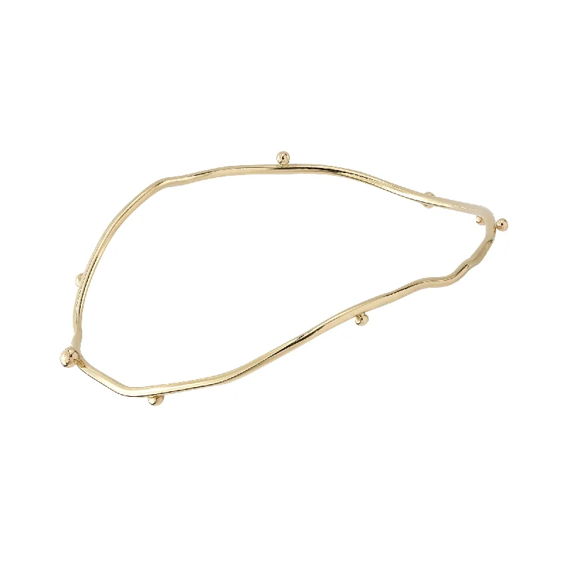 women’s luxury bangles-Bourgeon Floral 14K Gold Bracelet