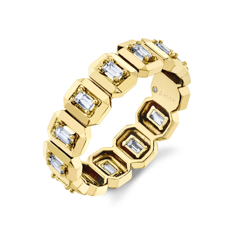 women’s vintage rings-MEN'S DIAMOND BEZEL & BEYOND ETERNITY BAND