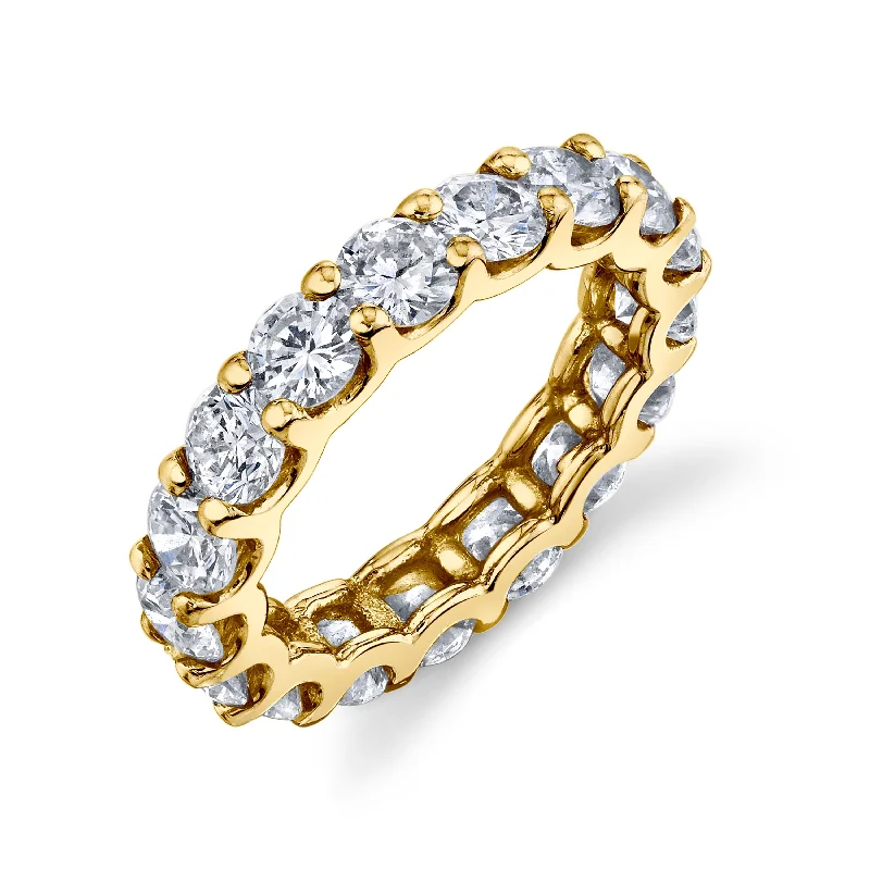 women’s custom rings-MEN'S ROUND DIAMOND ETERNITY BAND