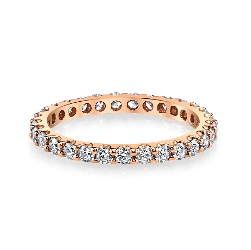 women’s bridal ring sets-DIAMOND BACK TO BASICS ETERNITY BAND