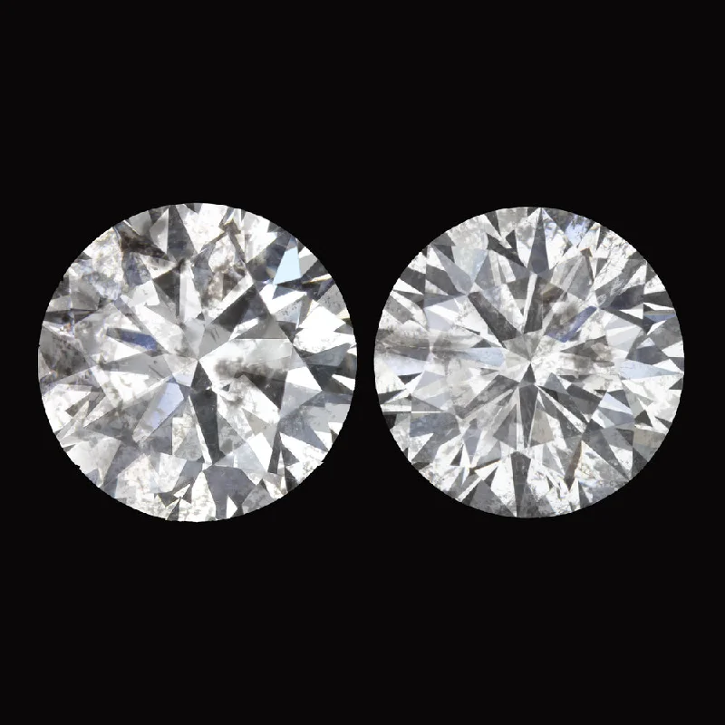 women’s personalized earrings-1ct DIAMOND STUD EARRINGS VERY GOOD CUT MATCHING PAIR ROUND BRILLIANT NATURAL